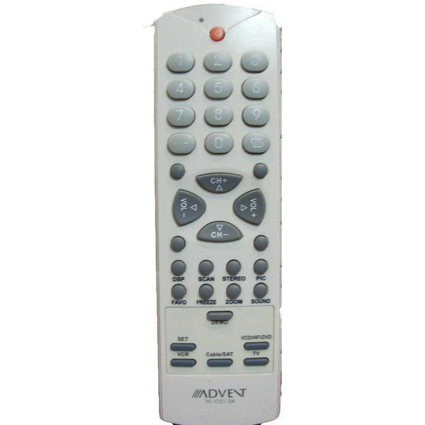 Advent RC-C01-0A Pre-Owned Factory Original TV Remote Control