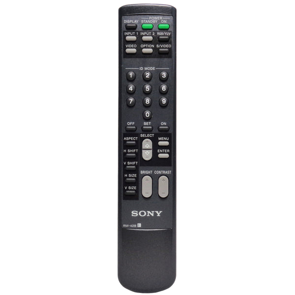 Sony RM-42B Pre-Owned Factory Original Plasma Display Remote Control