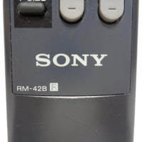 Sony RM-42B Pre-Owned Factory Original Plasma Display Remote Control