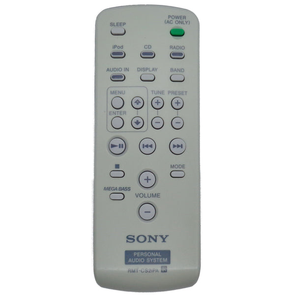 Sony RMT-CS2iPA Pre-Owned Audio System Remote Control, A-1363-104-A Factory Original