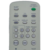 Sony RMT-CS2iPA Pre-Owned Audio System Remote Control, A-1363-104-A Factory Original