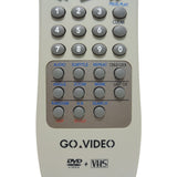 Go Video WR104400RM Pre-Owned Original DVD/VCR Combo Remote Control