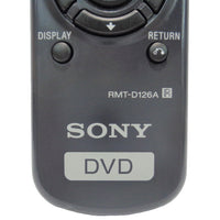 Sony RMT-D126A Pre-Owned Factory Original DVD Player Remote Control