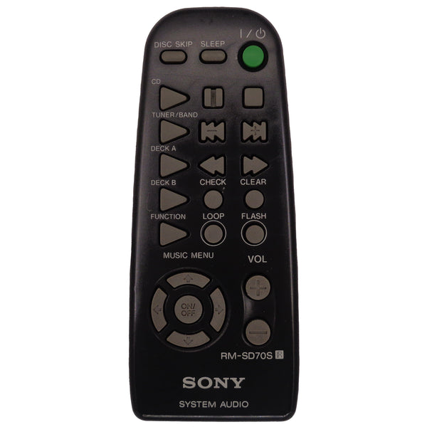 Sony RM-SD70S Pre-Owned Factory Original Audio System Remote Control