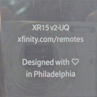 Xfinity XR15 V2-UQ Pre-Owned Cable Box Remote Control, URC4352BC3-X-R