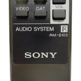 Sony RM-S103 Pre-Owned Factory Original Audio System Remote Control