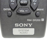 Sony RM-SR200 Pre-Owned Factory Original Audio System Remote Control