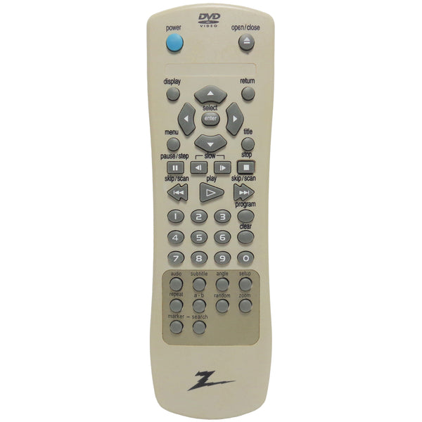 Zenith 6711R1N104A Pre-Owned Original DVD Player Remote Control