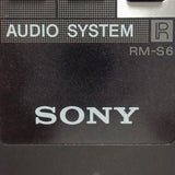 Sony RM-S6 Pre-Owned Factory Original Audio System Remote Control