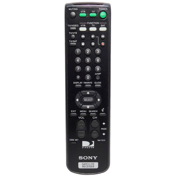 Sony RM-Y812 Pre-Owned DirecTV Satellite TV Receiver Remote Control