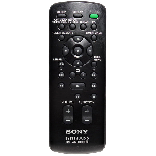 Sony RM-AMU009 Pre-Owned Audio System Remote Control, A-1438-479-A