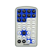 Sylvania SDVD1030 Pre-Owned Portable DVD Player Remote Control, Factory Original