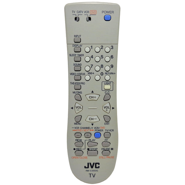 JVC RM-C1253G Pre-Owned Factory Original TV Remote Control