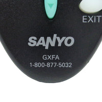 Sanyo GXFA Pre-Owned Factory Original TV Remote Control