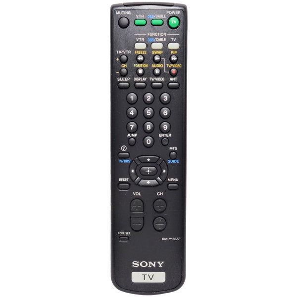 Sony RM-Y136A Pre-Owned Factory Original TV Remote Control