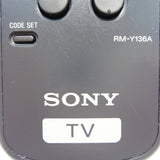 Sony RM-Y136A Pre-Owned Factory Original TV Remote Control