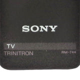 Sony RM-744 Pre-Owned Factory Original TV Remote Control