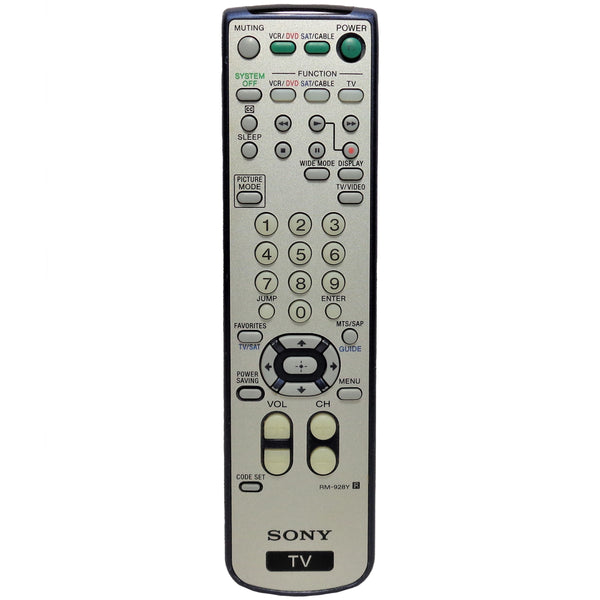 Sony RM-928Y Pre-Owned Factory Original TV Remote Control