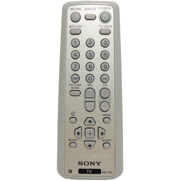 Sony RM-Y194 Pre-Owned TV Television Remote Control, 1-468-835-11 Factory Original