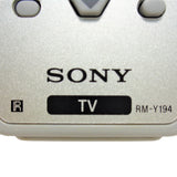 Sony RM-Y194 Pre-Owned TV Television Remote Control, 1-468-835-11 Factory Original