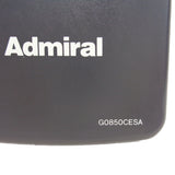 Admiral G0850CESA Pre-Owned Factory Original TV Remote Control