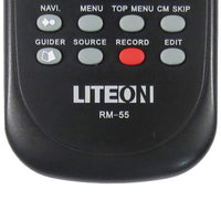 Liteon RM-55 Pre-Owned DVD Recorder Remote Control, 5007RC01 Factory Original