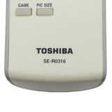 Toshiba SE-R0316 Pre-Owned TV/DVD Combo Remote Control