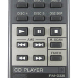 Sony RM-D335 Pre-Owned CD Player Remote Control