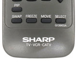 Sharp G1396SA Pre-Owned Factory Original TV Remote Control