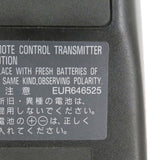 Panasonic EUR646525 Pre-Owned TV Plasma Display Remote Control