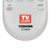 Toshiba CT-90235 Pre-Owned Factory Original TV Remote Control