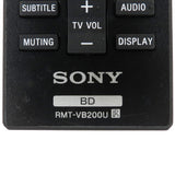 Sony RMT-VB200U Pre-Owned Original Blu-Ray Player Remote Control