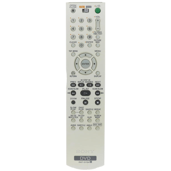 Sony RMT-D179A Pre-Owned Factory Original DVD Player Remote Control