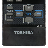 Toshiba VC-65 Pre-Owned Factory Original VCR Remote Control