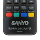 Sanyo NC092 Pre-Owned Factory Original Blu-Ray Player Remote Control