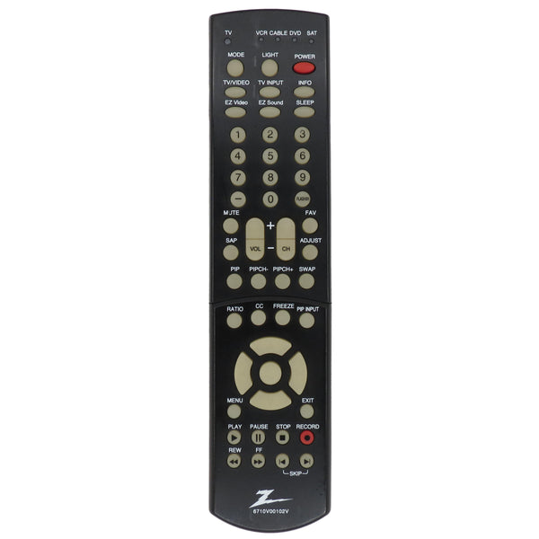 Zenith 6710V00102V Pre-Owned Factory Original TV Remote Control