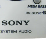 Sony RM-SEP707 Pre-Owned Factory Original Audio System Remote Control