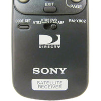 Sony RM-Y802 Pre-Owned DirecTV Satellite TV Receiver Remote Control