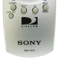 Sony RM-Y815 Pre-Owned DirecTV Satellite TV Receiver Remote Control