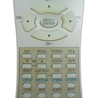 Toshiba CT-847 Pre-Owned TV Remote Control, 72796939 Factory Original
