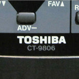 Toshiba CT-9806 Pre-Owned Factory Original TV Remote Control